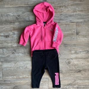 ***SOLD*** 2pc Puma Zipper Hoodie + Leggings